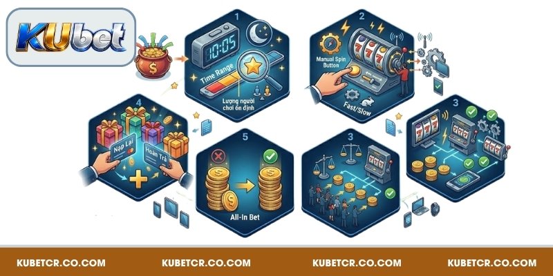 Chiến thuật quay hũ nâng cao tỷ lệ thắng tại Kubet
